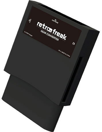 Retro Freak Gear Converter (for Game Gear / Sega Mark III /SG-1000 Game  Soft) (Black) for Game Gear, Mark III