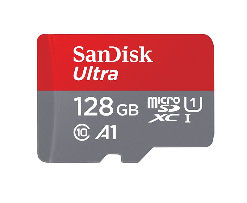 SanDisk Ultra microSDXC 128GB Kit, 100MB/s, UHS-I A1/Class 10 image 1