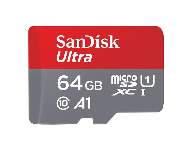 SanDisk Ultra microSDXC 64GB Kit, 100MB/s, UHS-I A1/Class 10 image 1