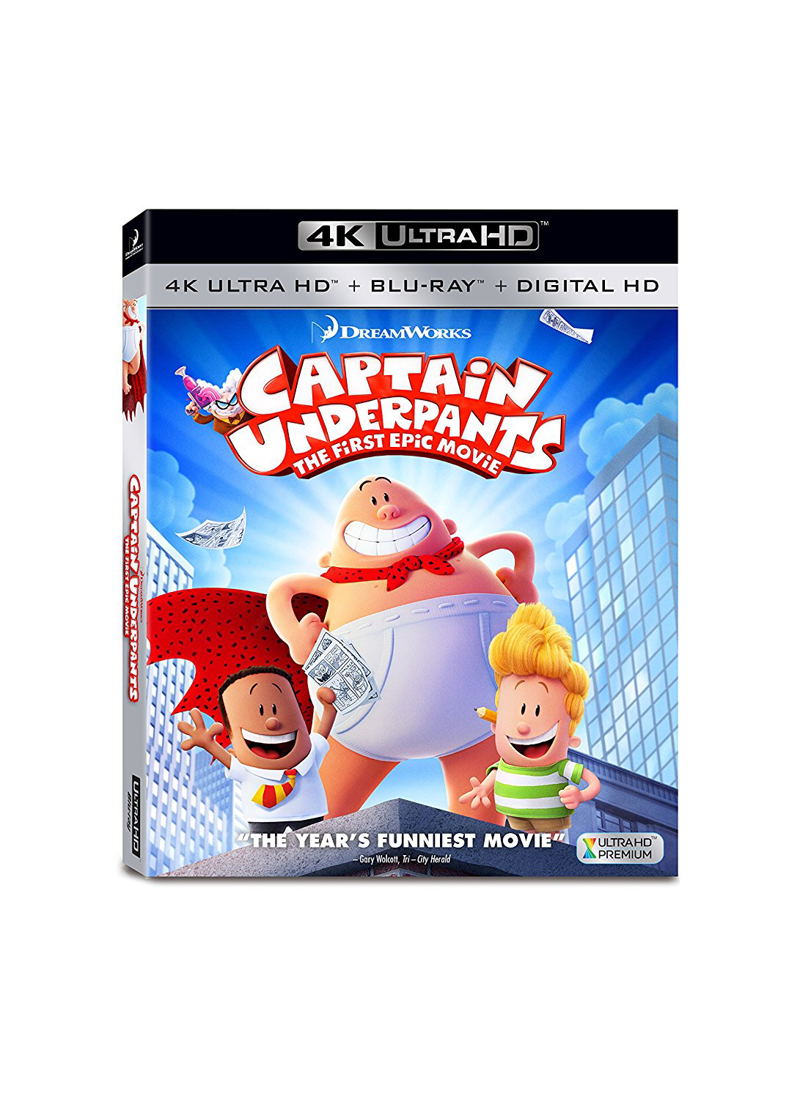 Captain Underpants: The First Epic Movie' 4K Blu-ray Review: Briefs  Encounter