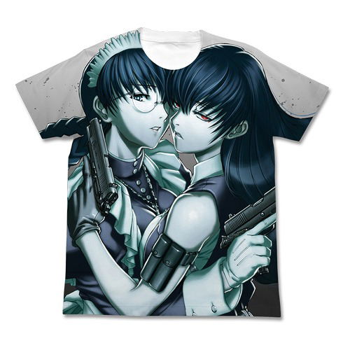 Black Lagoon "Roberta" Full Graphic T-shirt White (S Size) image 1