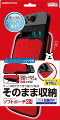 Soft Pouch for Nintendo Switch (Red) thumbnail 1