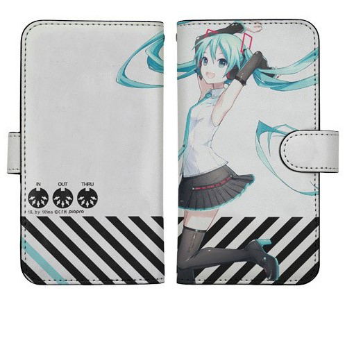 Hatsune Miku V4X Book Style Smartphone Case image 1