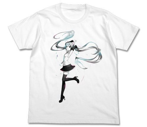 Hatsune Miku V4X T-shirt White (XL Size) image 1