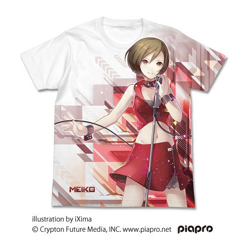 Meiko V3 Full Graphic T-shirt White (L Size) image 1