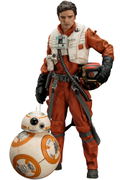 ARTFX+ Star Wars The Force Awakens 1/10 Scale Pre-Painted Figure: Poe Dameron & BB-8 2 Pack The Force Awakens Ver. thumbnail 1