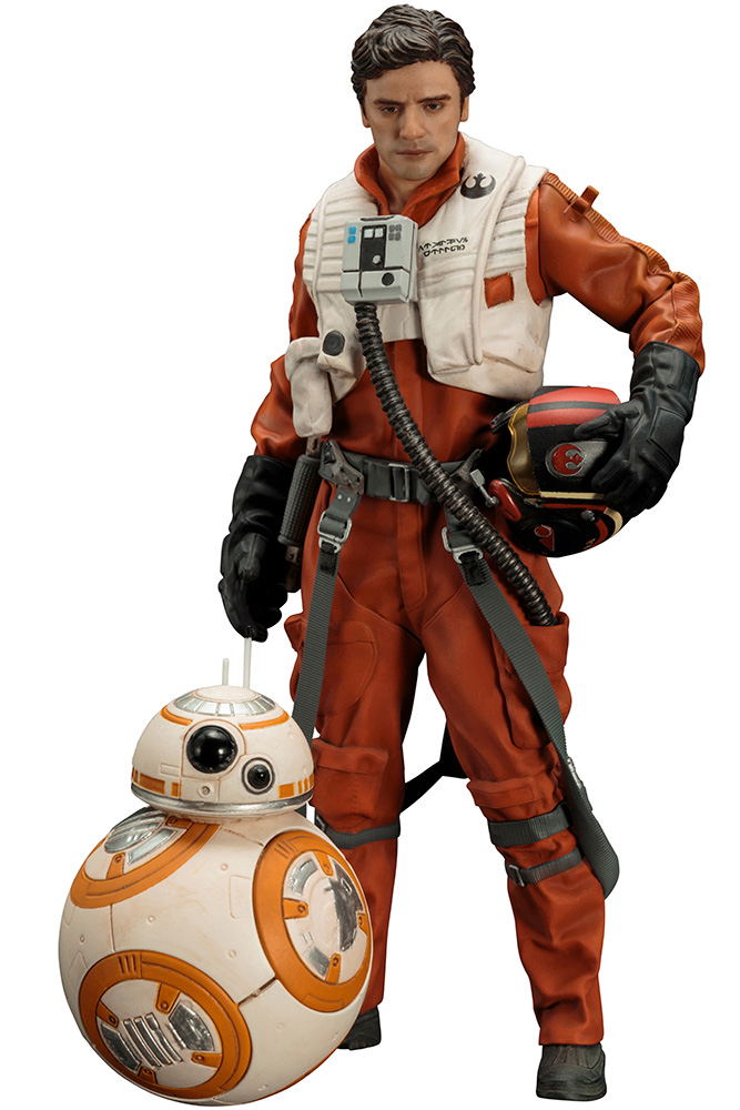 ARTFX+ Star Wars The Force Awakens 1/10 Scale Pre-Painted Figure: Poe Dameron & BB-8 2 Pack The Force Awakens Ver. image 1