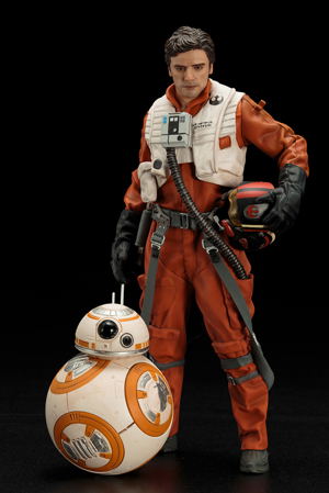 ARTFX+ Star Wars The Force Awakens 1/10 Scale Pre-Painted Figure: Poe Dameron & BB-8 2 Pack The Force Awakens Ver.