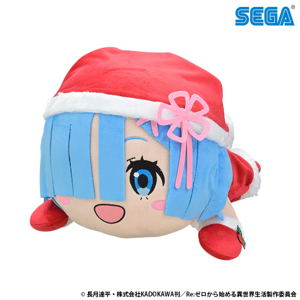 Re:Zero kara Hajimeru Isekai Seikatsu Nesoberi Plush: Rem - Santa (LL)