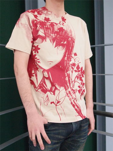 Steins;Gate "Kurisu" T-shirt Light Beige (XL Size) image 2