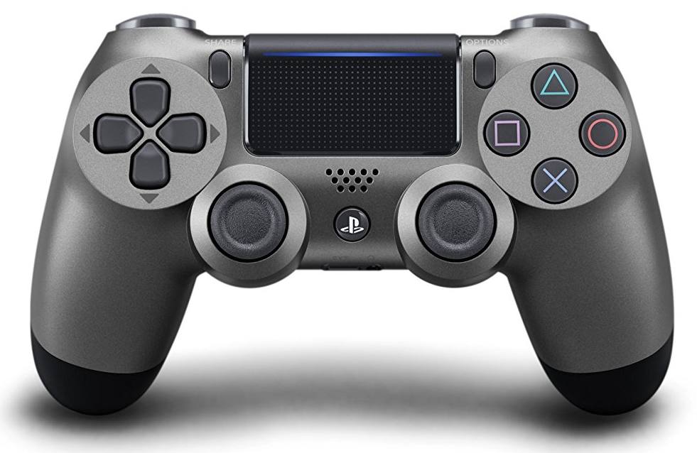 New DualShock 4 CUH-ZCT2 Series (Steel Black) for PlayStation 4, Playstation Pro