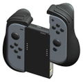 Cyber Gadget Grip + Power Supply Attachment Set for Nintendo Switch (Black) thumbnail 3