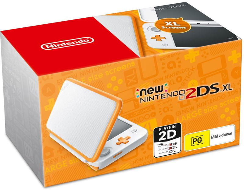 New Nintendo 2DS XL (White x Orange) image 1
