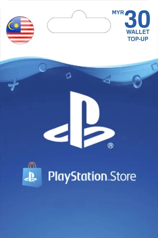 PSN Card 30 MYR | Playstation Network Malaysia digital for PS4, PSVR, PS4 Pro, PS5, PS5 Pro, PS5