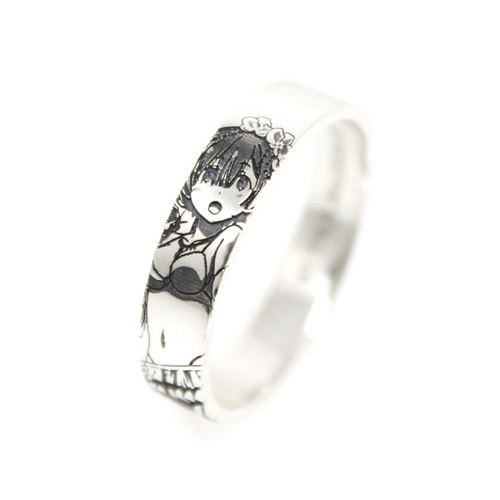 Re:Zero - Wedding Rem Silver Ring (Size 21) image 1