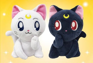 Sailor Moon Nuimas Plush Pair Set: Luna & Artemis_