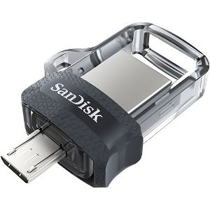 SanDisk Ultra Dual Drive m3.0 128GB, USB 3.0, micro USB 2.0