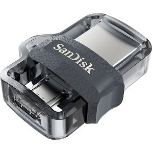 SanDisk Ultra Dual Drive m3.0 128GB, USB 3.0, micro USB 2.0