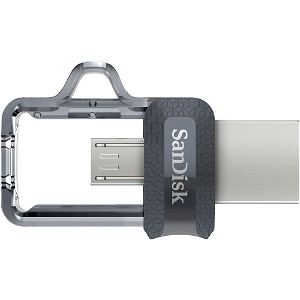 SanDisk Ultra Dual Drive m3.0 256GB, USB 3.0, micro USB 2.0