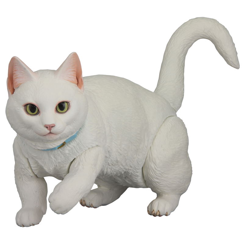 Soft Vinyl Toy Box 016B White Cat Munchkin image 1