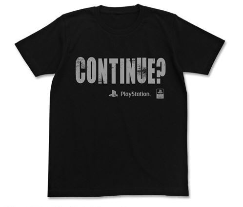 PlayStation -  Continue T-shirt Black (L Size) image 1