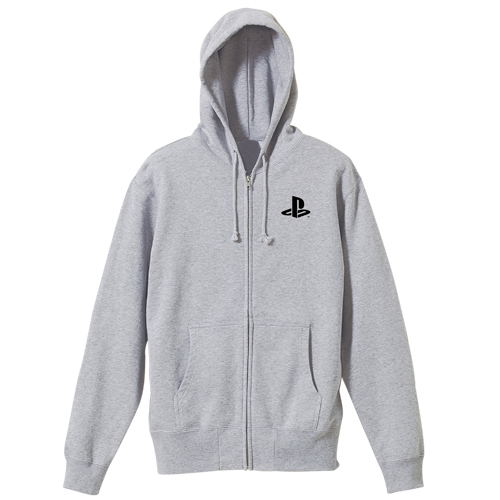 PlayStation Zip Up Hoodie 1st Gen. Mix Gray (M Size) image 2