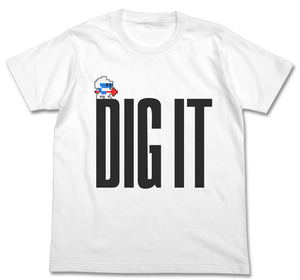 Digdug - Dig It T-shirt White (L Size)_