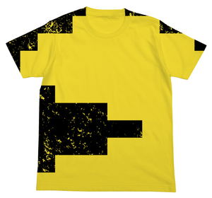 Pac-Man All Print T-shirt Yellow (XL Size)_