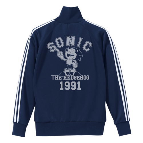 Sonic The Hedgehog - Classic Sonic Jersey Navy x White (L Size) image 1