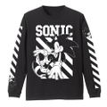 Sonic The Hedgehog - Sonic Long Sleeve T-shirt Black (XL Size) thumbnail 1