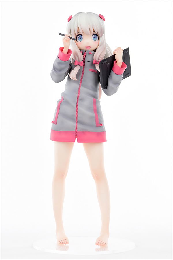 Eromanga Sensei 1/6 Scale Pre-Painted Figure: Sagiri Izumi The First Volume Cover Illust Ver. :Smiling Face: image 1