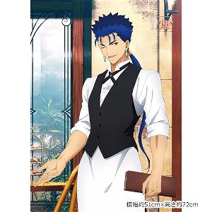 Fate/stay Night Unlimited Blade Works Original Illustration B2 Wall Scroll with Limited Clear File: Lancer / Cafe