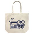 Mappy & Radio Cassette Large Tote Bag thumbnail 1
