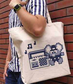Mappy & Radio Cassette Large Tote Bag