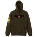 Mobile Suit Gundam - Zaku Mono-Eye Luminous Hoodie Moss (M Size) thumbnail 1