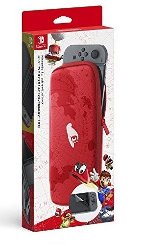 Nintendo Switch Carrying Case & Screen Protector (Super Mario Odyssey Edition) image 1