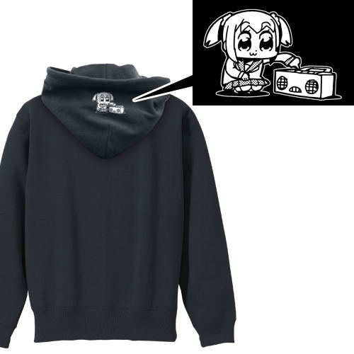 Pop Team Epic - Edm Hoodie Black (L Size) image 2