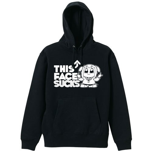 Pop Team Epic - Sucks Hoodie Black (L Size) image 1