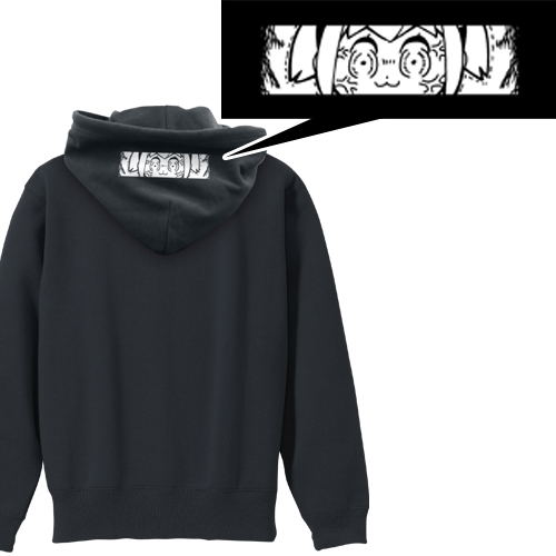 Pop Team Epic - Sucks Hoodie Black (S Size) image 2