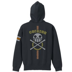 One Piece - Law Corazon Hoodie Black (M Size)_