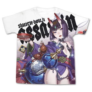 Fate/Grand Order - Assassin/Shuten-Douji Full Graphic T-shirt White (XL Size)_