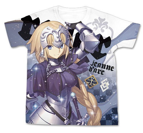 Fate/Grand Order - Jeanne D'Arc Full Graphic T-shirt White (XL Size)
