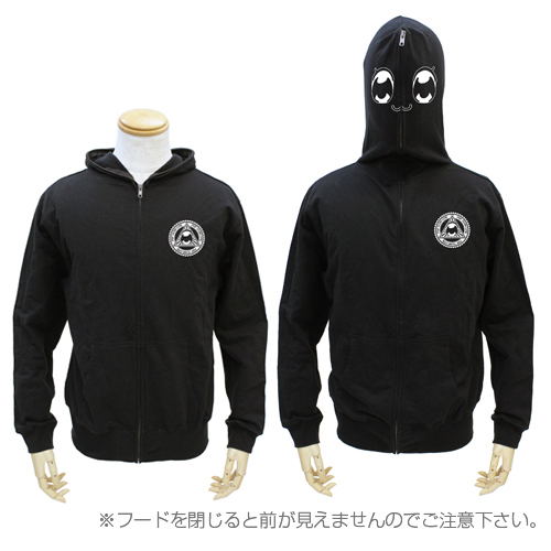 Pop Team Epic Full Zippered Hoodie Black (L Size) image 1