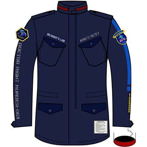 Mega Man - 30th Anniversary Jacket M-65 (Megaman Rockman Go!) Model (M ...