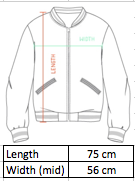 Persona 5 - Sakura Futaba Flight Jacket (L Size)