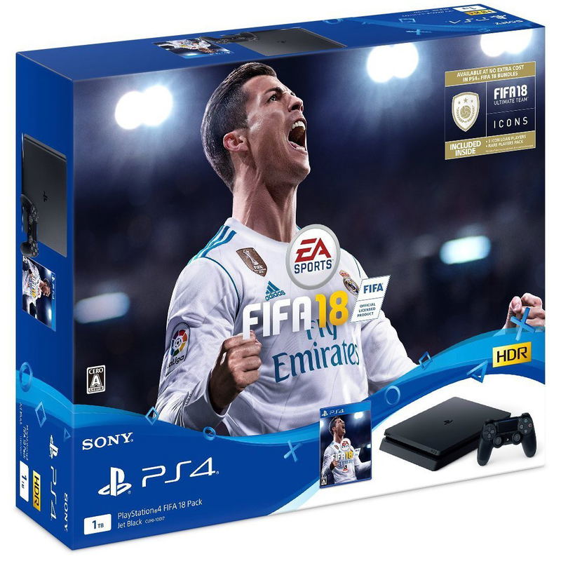 PlayStation 4 CUH-2100 Series 1TB HDD [FIFA 18 Edition ] image 1