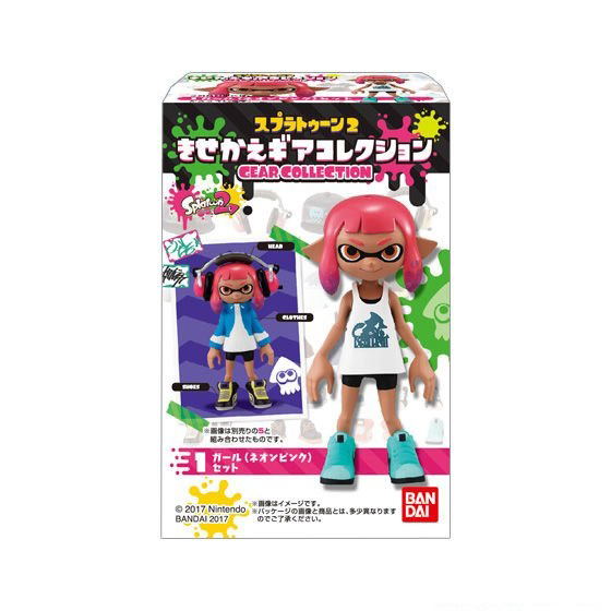 Splatoon 2 Kisekae Gear Collection (Set of 10 pieces)