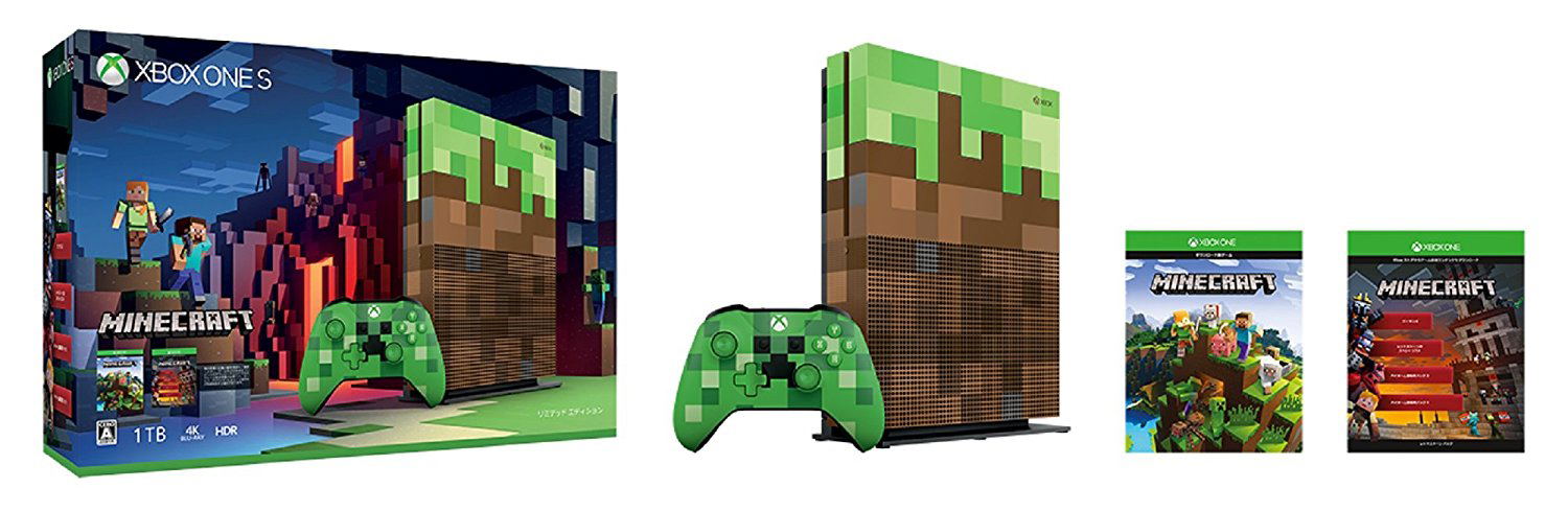XBOX ONE S 1TB マインクラフト リミテッド エディション Xbox One S 1TB [Minecraft Edition]