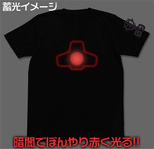 Mobile Suit Gundam - Dom Mono Eye Phosphorescent T-shirt Black (L Size)
