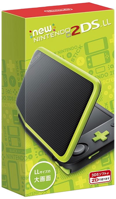 New Nintendo 2DS LL (Black x Lime) 